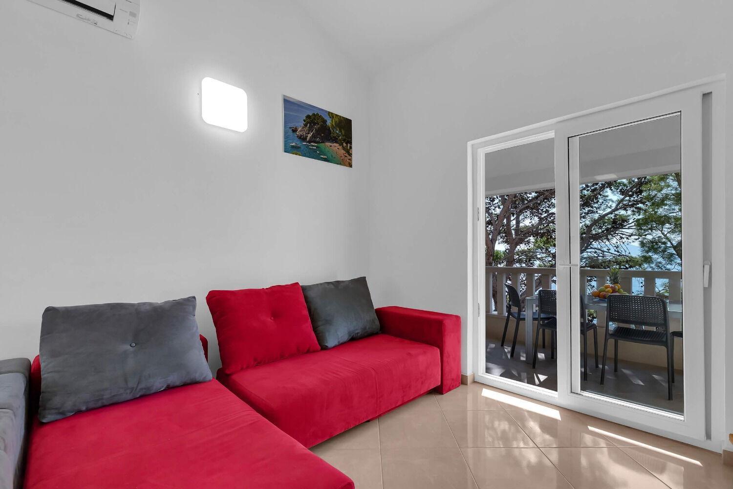 Apartments Anka Brela Bagian luar foto