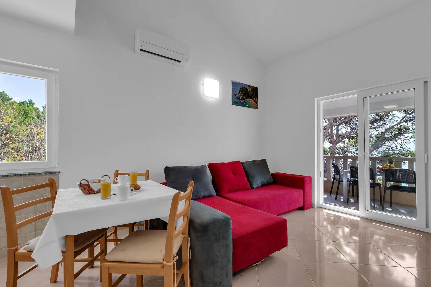 Apartments Anka Brela Bagian luar foto