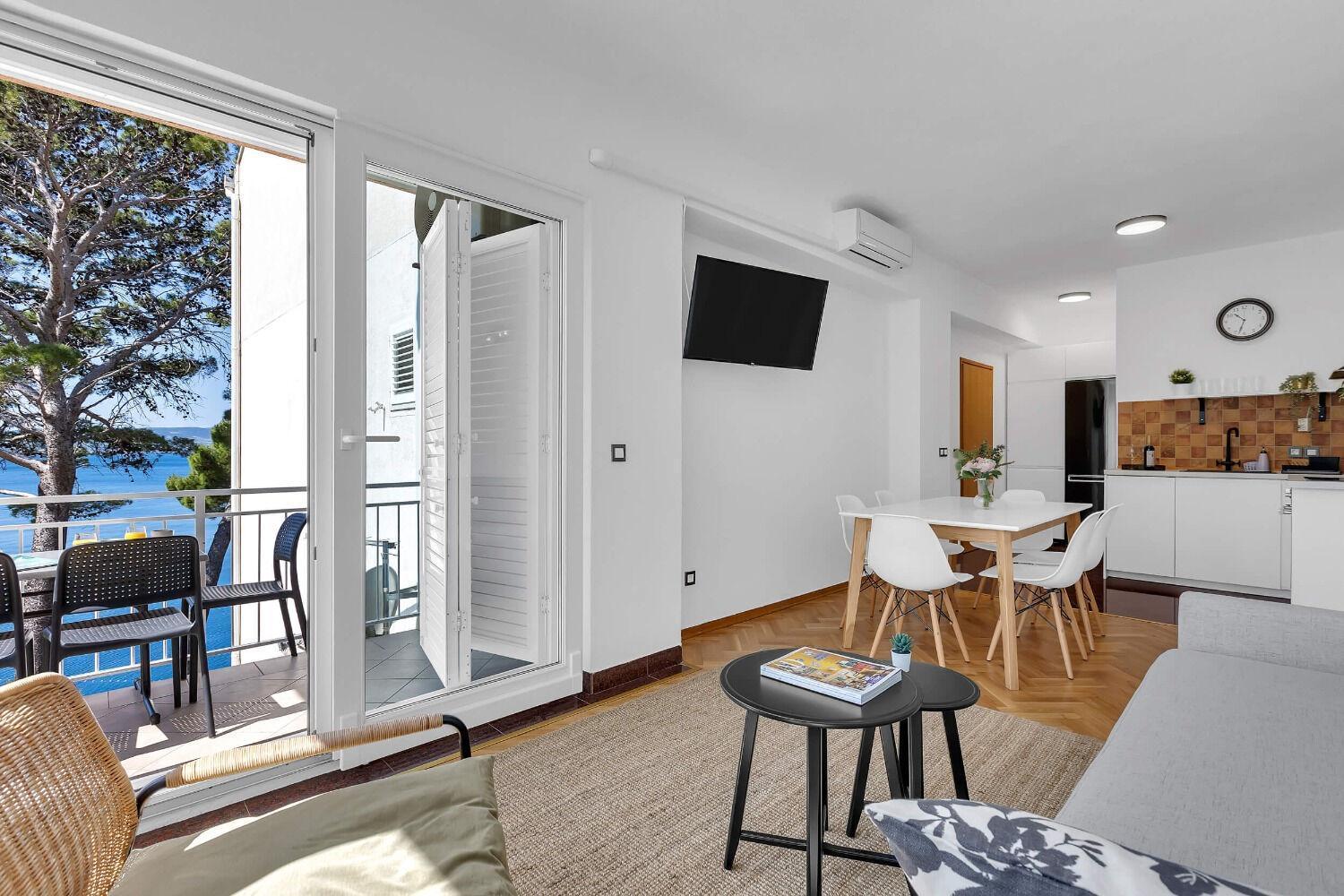Apartments Anka Brela Bagian luar foto